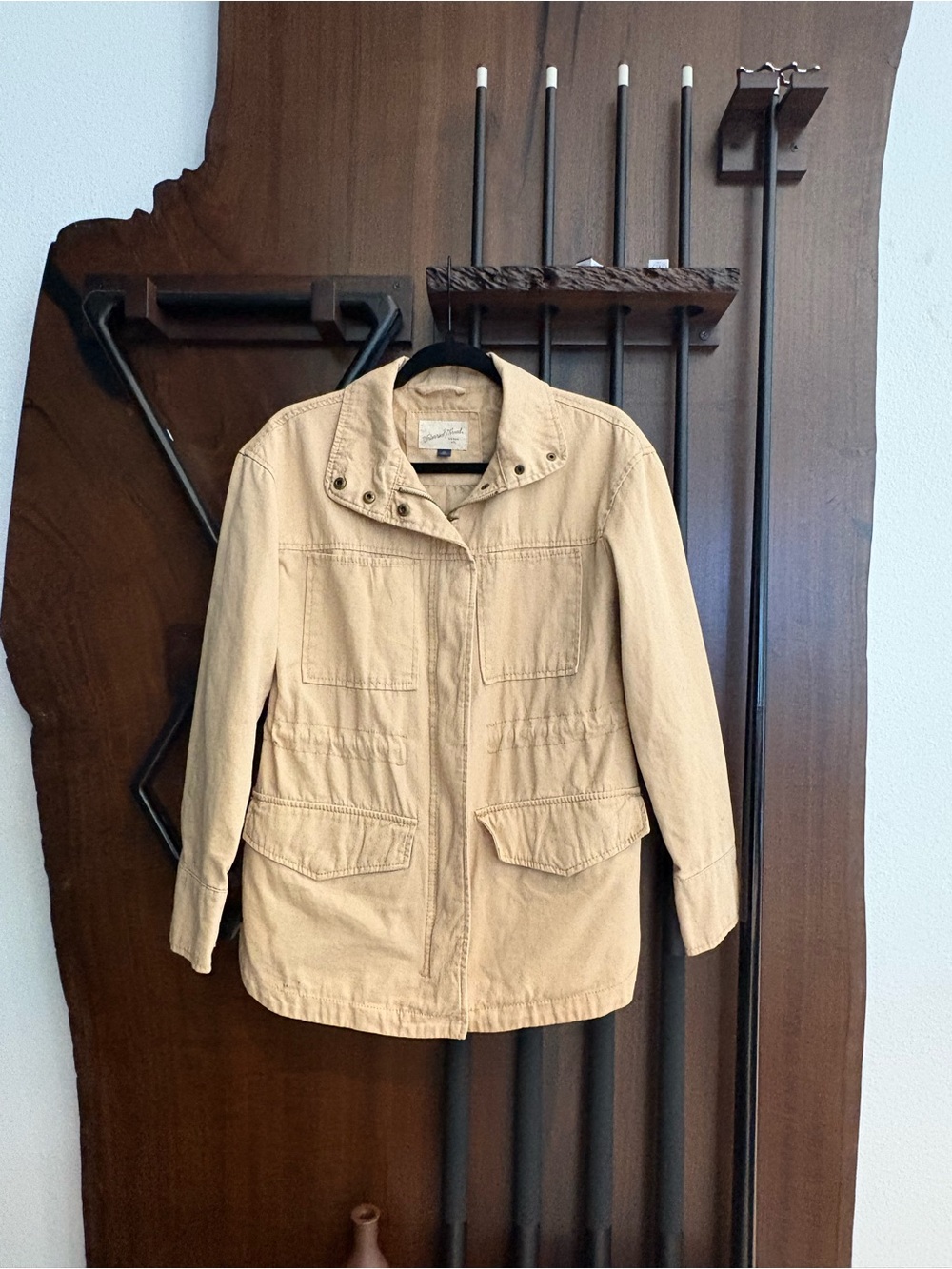 Universal Thread Tan Utility Jacket with Front Pockets